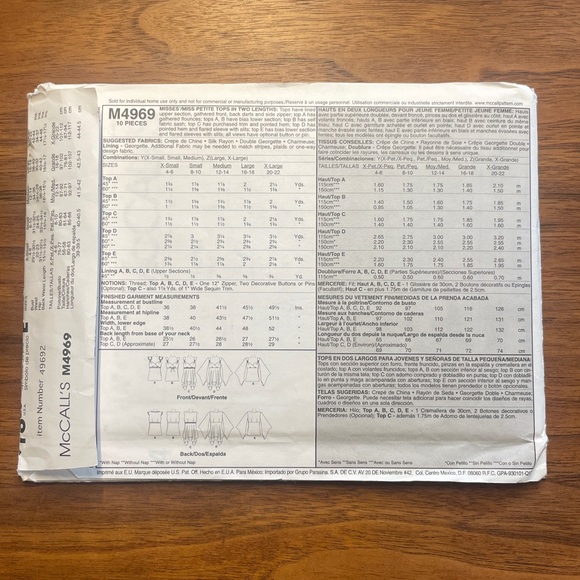 6 L/XL Uncut Sewing Patterns Women FF Lot - Picture 3 of 13